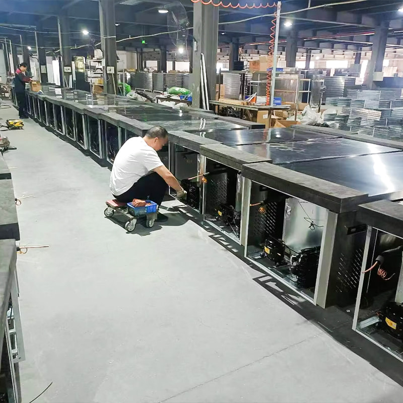 Flat paglamig 1.8m air-cooled kusina gabinete Flat paglamig 1.8m air-cooled kusina gabinete