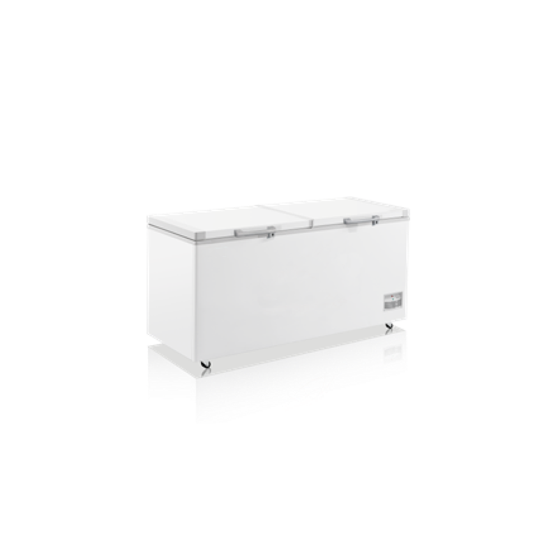 Nangungunang pagbubukas ng hubog na ilalim na solong temperatura ng dibdib ng freezer