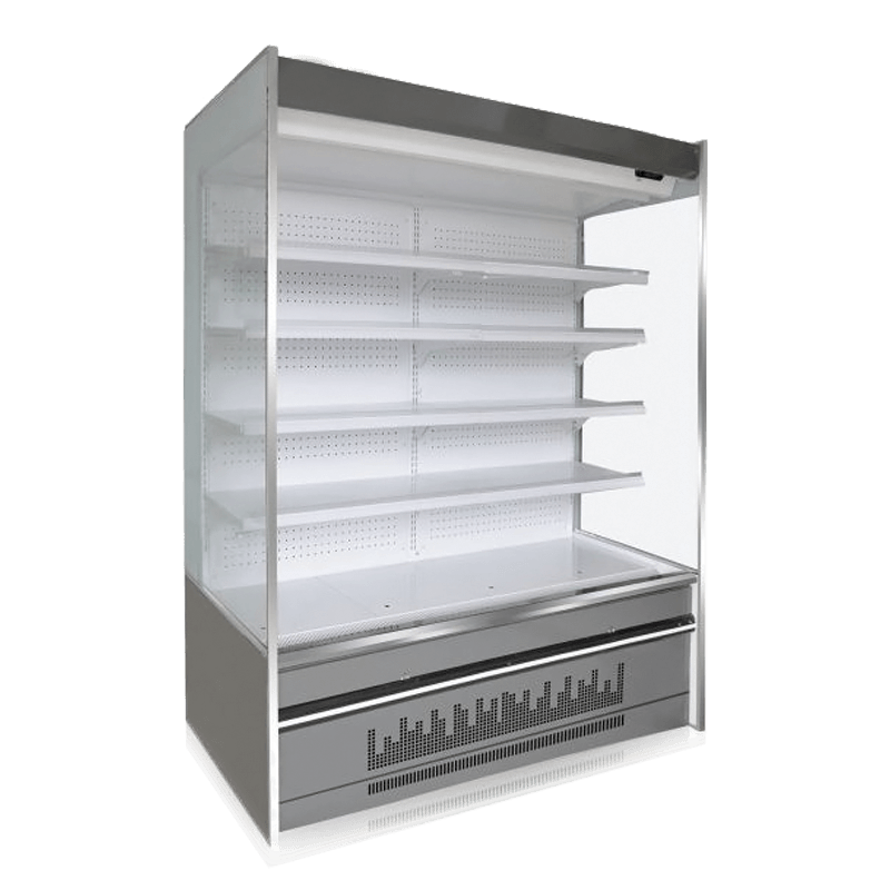 Merchandiser ng Supermarket Air Curtain (all-in-one) tamang anggulo