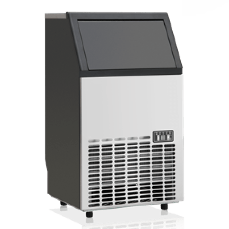 Hindi kinakalawang na bakal na tagagawa ng yelo, mababang ingay Hindi kinakalawang na bakal na tagagawa ng yelo, mababang ingay