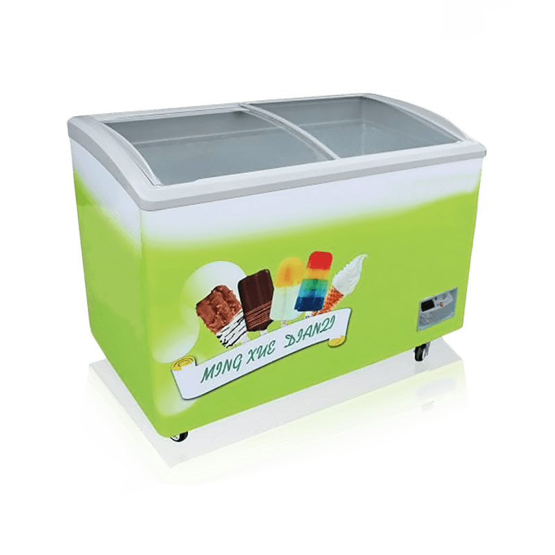 (Curved Bottom) Refrigerator ng ice cream (Curved Bottom) Refrigerator ng ice cream
